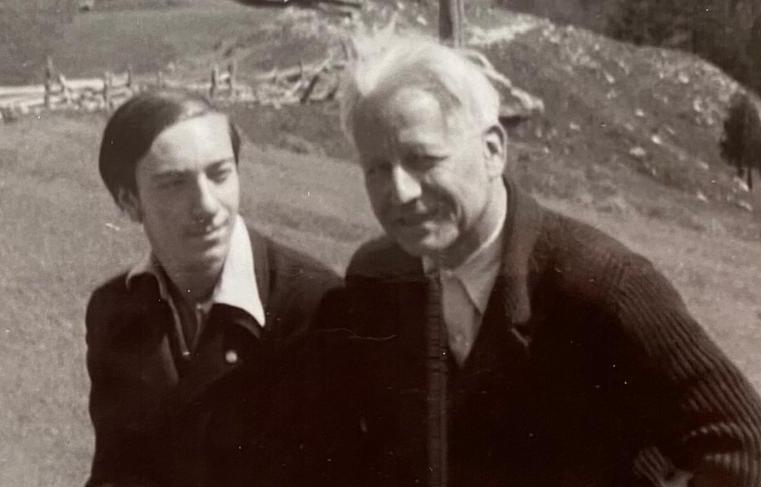 With Maestro Franz von Hoesslin 1942