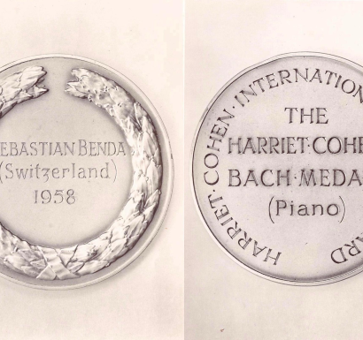 The Harriet-Cohen Bach Medal, London 1958