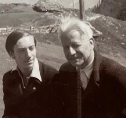 With Maestro Franz von Hoesslin 1942