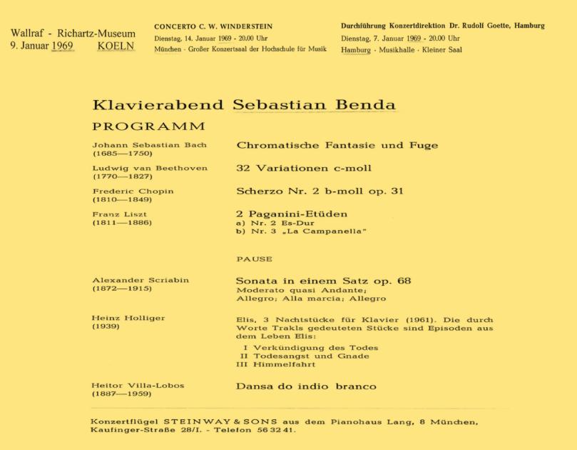 1969 tour, concerts in Germany