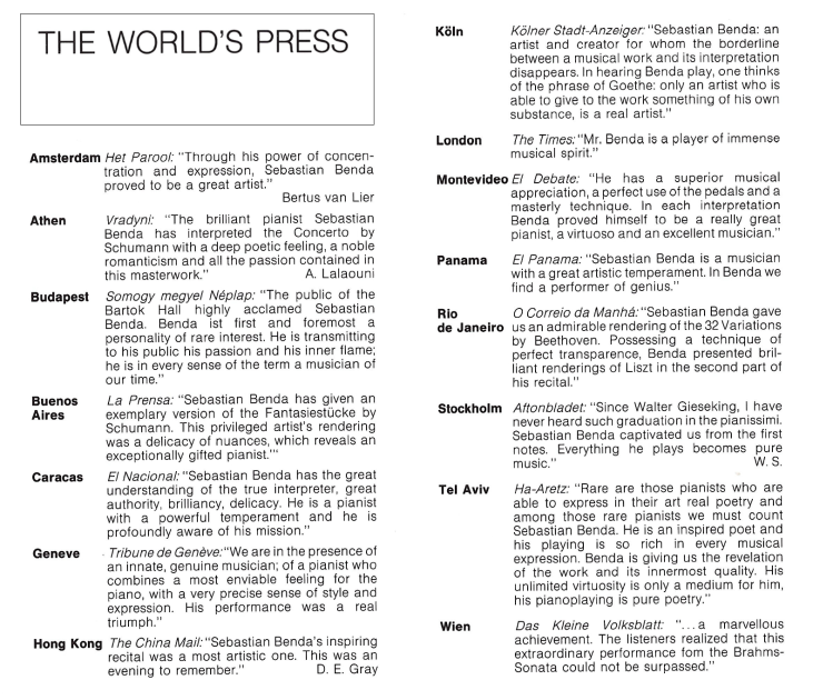 The World’s Press