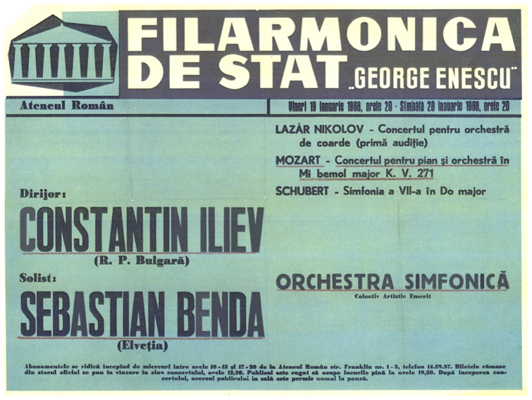 Filarmonica George Enescu 1968